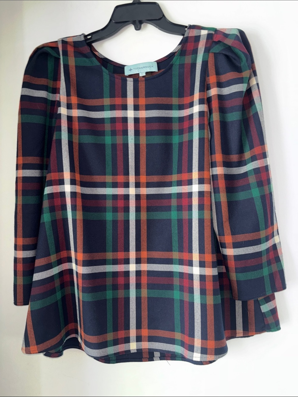 Tuckernuck Plaid Blouse